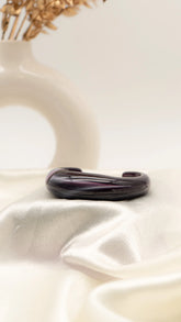 Mulberry Dome Resin Bangle